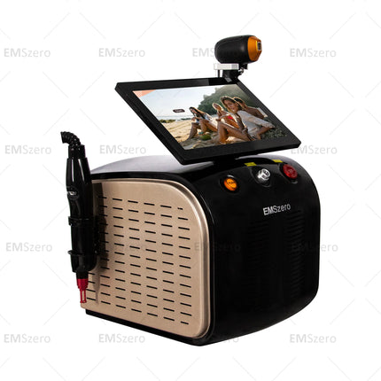 5000W Diode Ice Laser 3 Wavelength Professional 808 2 In 1 Hair Removal And Laser Peak Picoseconds Nd Yag Tattoo Removal Machine