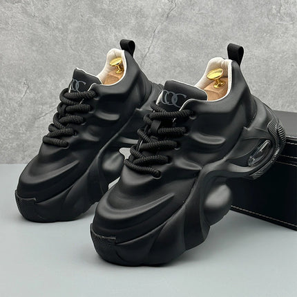 Plus Size Men'S 2026 New Dad Sneakers Thick Platform Sole Fashion Versatile Casual Athletic Shoes Trendy Comfortable Daily Shoes