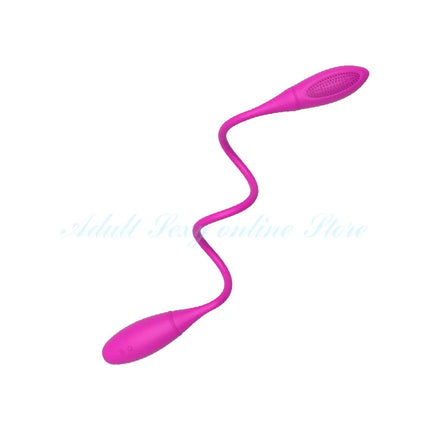 Rechargeable Dual Vibrator 7 Speeds Double Head Jump Egg Bullet Dildo Vibrator Anal Butt Plug Adult Sex Toy For Couple Men Women