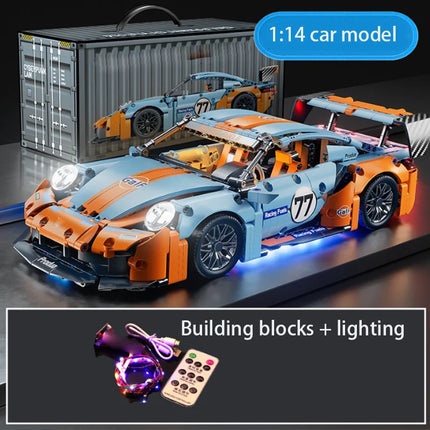 1:14 Building Blocks Car Set Construction Toy,Design Collectable Model Car Building Kit Scale Sport Car for Children Adult Gifts