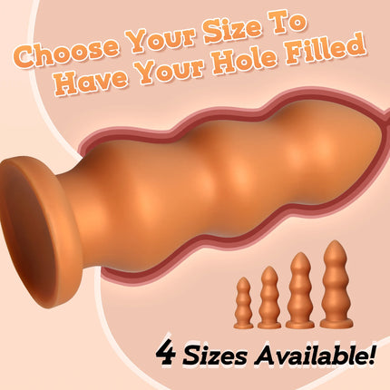 4 Size Big huge anal beads butt plug smooth soft silicone dilatador anal dildo penetration anal toys buttplug Prostate Massage