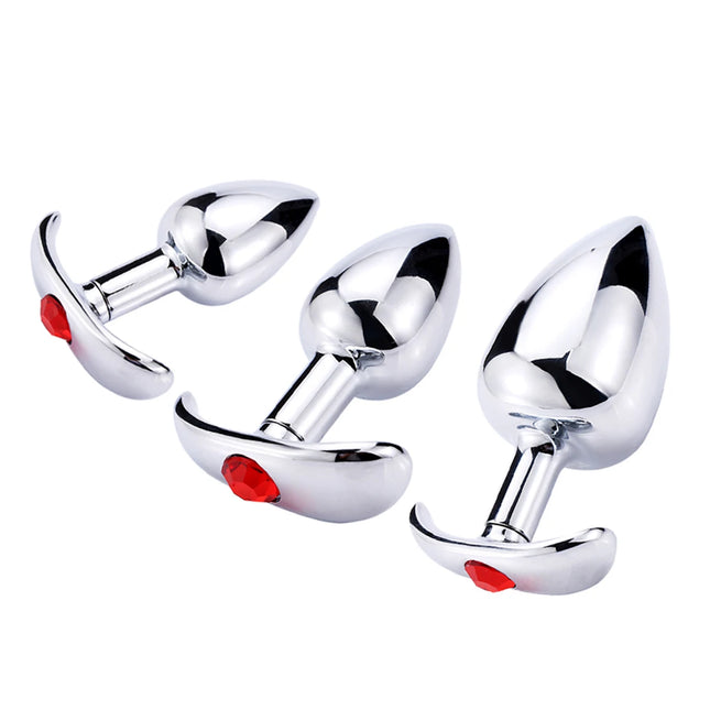 Metal Anal Beads Butt Plug Detachable Anus Dilator Prostate Massage G-spot Stimulation Outdoor Wear Adult Masturbator Sex Toys