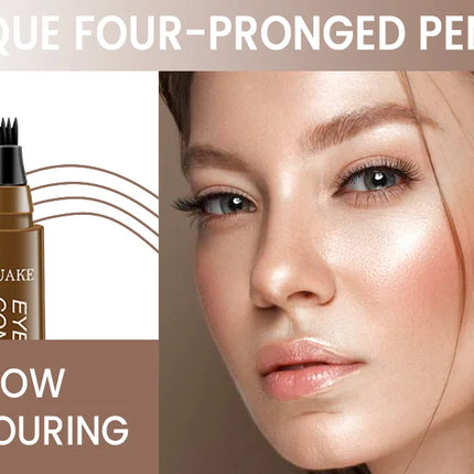 4 Point Eyebrow Pencil Maquillajes Para Mujer Waterproof Liquid Eyebrow Pen Makeup Long Lasting Cosmetic Microblade Brow Pencil