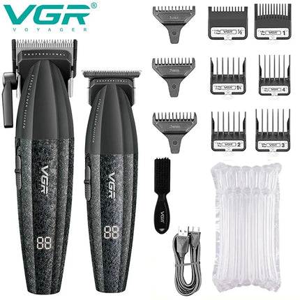 VGR Professional Hair Trimmer Barber Electric Hair Clipper Beard Hair Cutting Machine Haircut Trimer For Men V-640