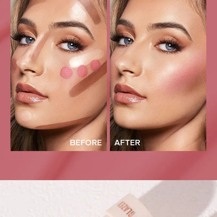 BEAUTY GLAZED multi-colour matte highlight blush stick glazed non-stick glass delicate and supple multi effect makeup