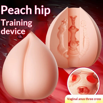 Male Masturbator Cup / Coupe Masturbateur Masculin - Peach Hip Silicone TPE - Adult Sex Toy 🔞