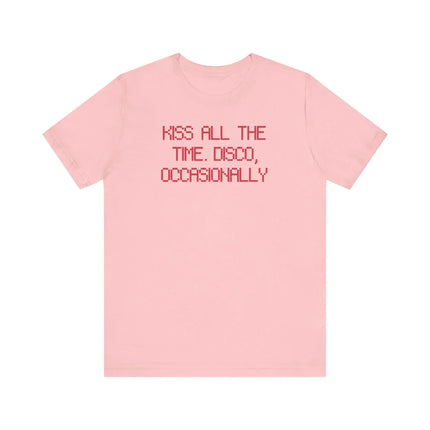Harry Styles Album Kiss All The Time Disco Occasionally Same Style Print T-shirt Men Women Cotton Summer New Tees Oversized Tops