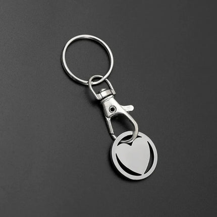 Trolley Cart Tokenrings Keychains Shopping Trolley Token Coin Keyring
