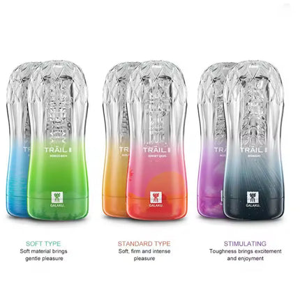 Soft Vagina Simulation Vacuum Sucking Male Masturbator Cup Transparent Pocket Pussy Adult Endurance Training Sex Toys for Men
