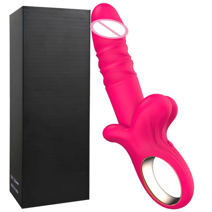 Mouth Thrusting Dildo Vibrator 10 Vibrating Modes  G-Spot Clitoris Stimulator Female Fast Orgasm Sex Toys for Couple Pleasure