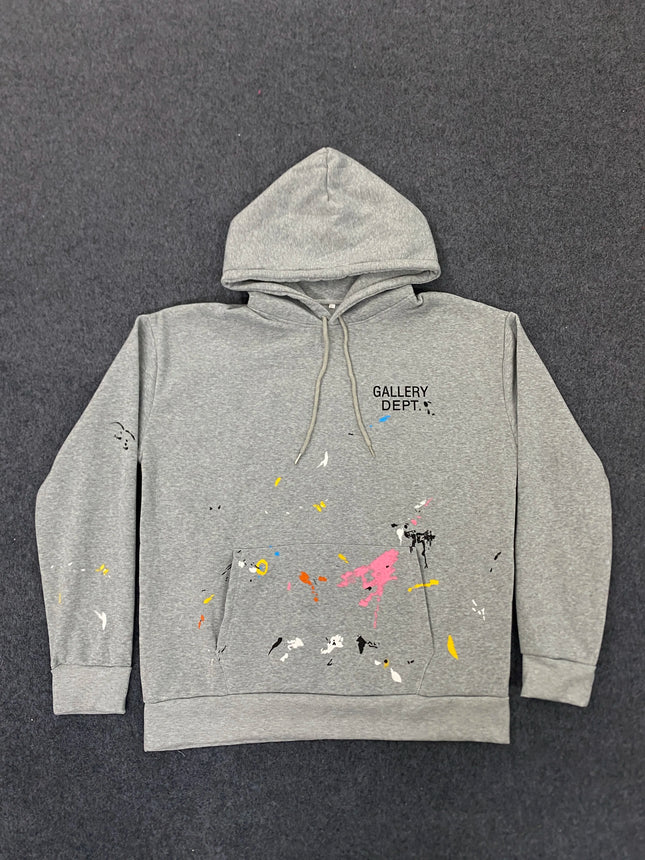 Autumn and winter new Y2K unisex pullover hoodie jacket simple daily versatile color pattern dopamine
