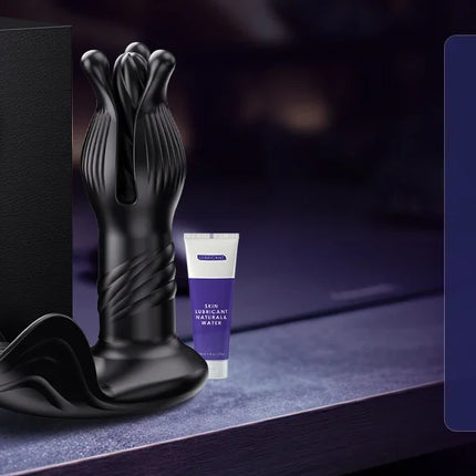 Prostate Massager Anal Plug with 9 Tension Shock Flapping Thrusting Vibrating Butt Plug APP Control Male Vibrator Adult Sex Toys