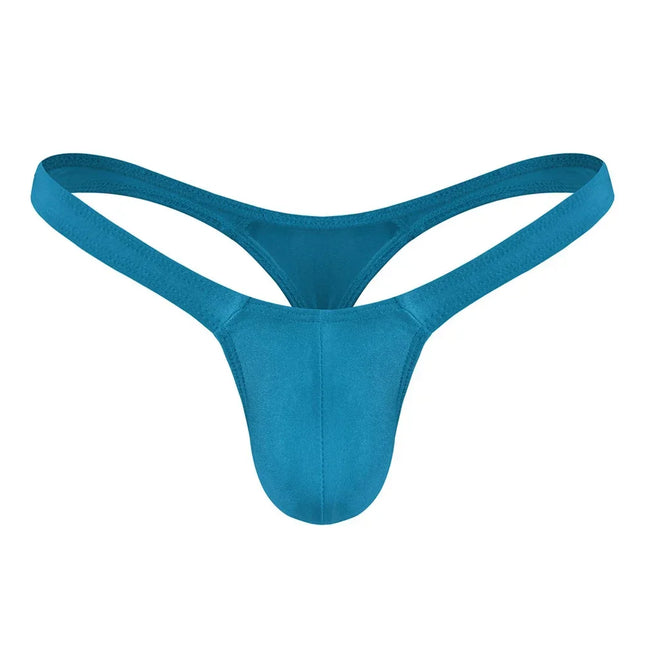 Sexy Solid Color Thongs Low-Rise Simple T-Back Thong Bluge Pouch Briefs G-String Bikini Underwear Man Thong For Men