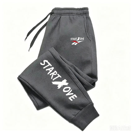 Men's Sweatpants, Trendy Autumn and Winter Sports Pants, Jogging Fitness Running Pants, Casual, Trendy, Comfortable and Fas