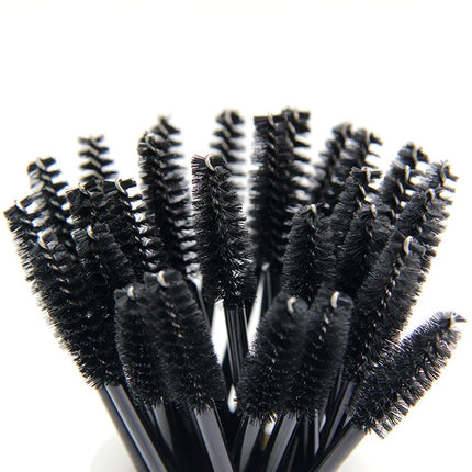 Black Eyebrow Perm Makeup Brush Disposable Eyelash Extension Brow Comb Professional Mascara Wands Applicator Spoolers Tools