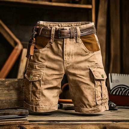 No Belt Camouflage Camo Cargo Shorts Men 2026 New Mens Casual Shorts Male Loose Work Shorts Man Military Short Pants Plus Size