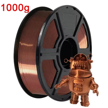 Silk Filament PLA 1.75mm 1kg/500g/250g 3D Printer Filament For Printing Toys Shiny Smooth PLA+ Gold Silver Red Blue High Speed