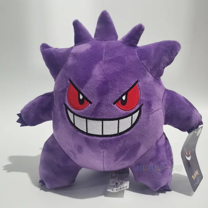24cm Pokemon Gengar Plush Toy Soft Cute Cartoon Pikachu Stuffed Doll Birthday Gift Peluche Pokemon Collection