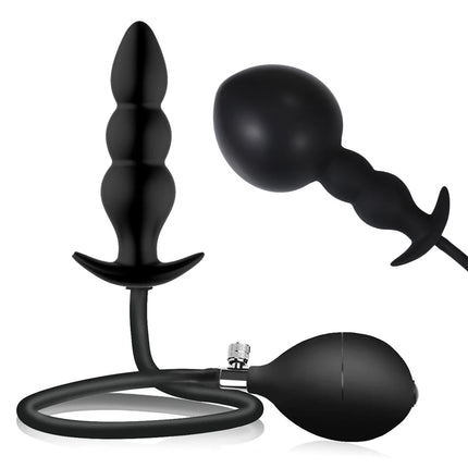 BDSM Inflatable Anal Plug Huge Dildo Pump Expansion Diameter 13cm Expandable Big Butt Plug Prostate Massage Ass Dilator Sex Toys