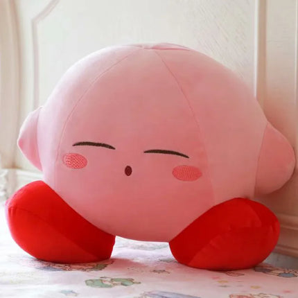Anime Games Kirby Peripheral Plush Doll Funny Nap Pillow Soft Pet Cat Nest Kawaii Stuffed Toy Pet Bed Decora Cute Gift For Kids