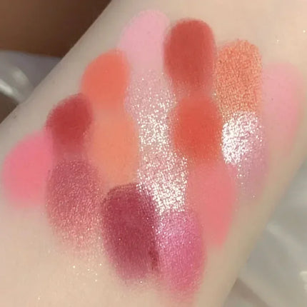 Miss Lara Eyeshadow Palette Matte Glitter Pearlescent Powder Delicate Longlasting Shimmer Waterproof Sweatproof For Eyes Makeup