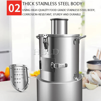 Commercial Low-Power Dry Garlic Peeler Circular Garlic Petal Separator for Kitchen Use