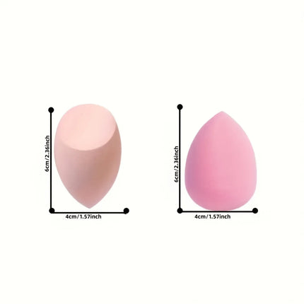 3/5pcs Super Soft Makeup Sponge, Wet and Dry Use, Non-Latex Sponge Powder Puff, Suitable for Liquid Foundation, Cream, Powder