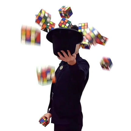 Folding Magic Cube Visual Vanishing Envelope Flash Fountain Stage Close Up Magic Props Easy To Do Magic Tricks