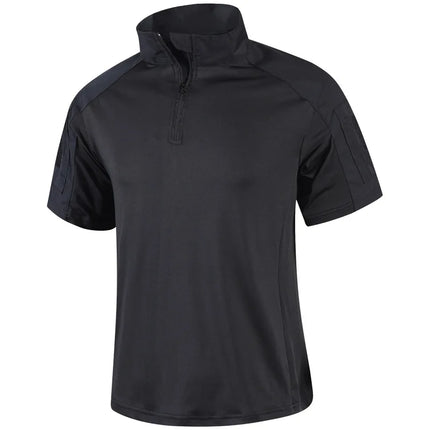 Camo Tactical Shirt Short Sleeve Quick Dry Combat T-Shirt Men's Camouflage Military Army T Shirt Outdoor Hunting Hiking Shirts