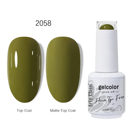 Arte Clavo HEMA TPO FREE Gel Nail Polish 15ML Long Lasting For Manicure Semi Permanent Nail Art UV LED Gel Varnish Nail Supplies