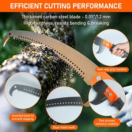 Manual Pruning Saw High Carbon Steel For Fruit Tree Logging Landscape Agriculture Tree Trimming Cutting Tool