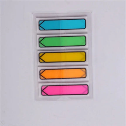 100 Sheets Strong Stickiness Memo Pad, Reusable Sticky Notes Bookmarks for School Office, N-Time Repositionable Stationery, Idea