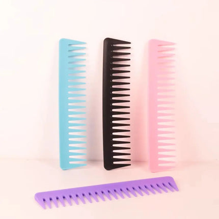 Hairdressing wide tooth comb, anti-static, suitable for home hairdressing and hair salons,special for real hair wigs