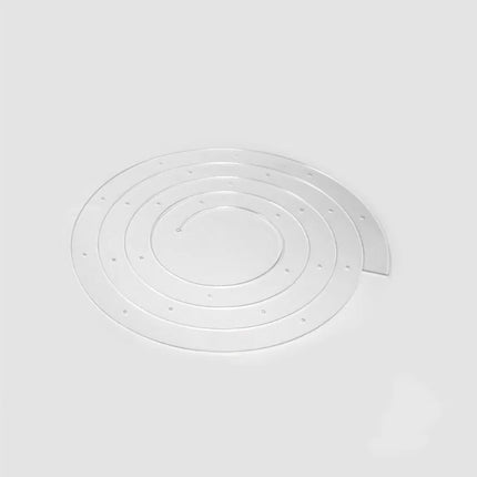 Cake Spiral Tiered Stand Pastry Decoration Accessories For Wedding Birthday Party Festival Acrylic Cake Stand Reusable Foldable