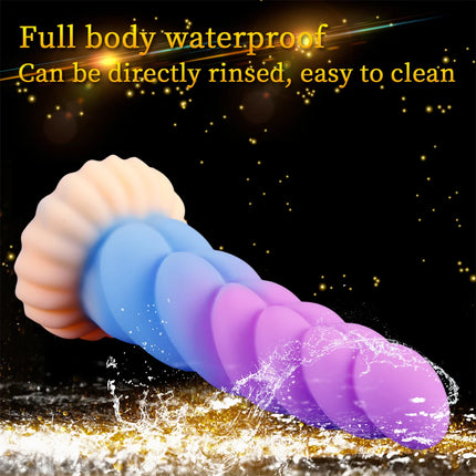 Silicone Soft Anal Toys Transparent Luminous Butt Plug 3 Size Adult Toys Tapon Anal Plug Braided Dilatador Anal Dildo Buttplug