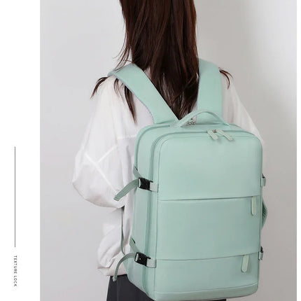 2024Men Women's Bag Large Capacity Journey Multifunction Backpack With Shoe Storage Multilayer Dry And Wet Separation Waterproof