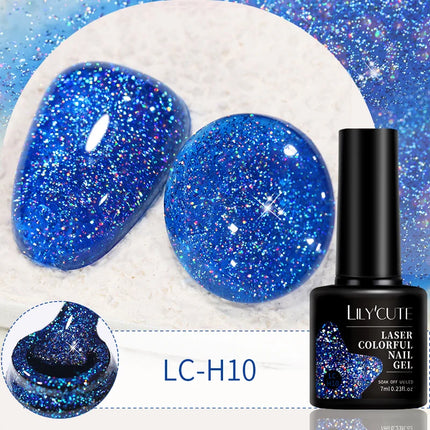 LILYCUTE 7ml 9D Cat Magnetic Gel Nail Polish Iridescent Magnet Semi Permanent Soak Off UV LED Manicure For Nail Art Gel Varnish