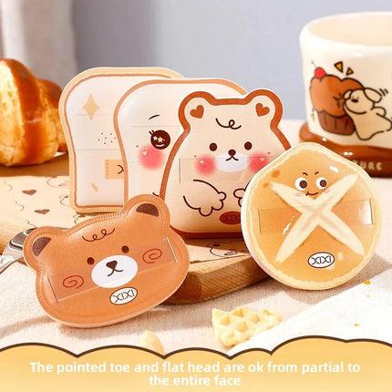 Xixi Food Toy Pineapple Bun Cotton Candy Sponge Cake Series Lightweight Natural Smooth Student Affordable Makeup Sponge