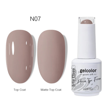 Arte Clavo HEMA TPO FREE Gel Nail Polish 15ML Long Lasting For Manicure Semi Permanent Nail Art UV LED Gel Varnish Nail Supplies