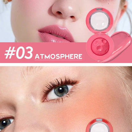 Moon modeling 2 in 1 Lip Mud Mist Lipstick Moisturizing Velvet Matte Mousse Solid Lip Gloss Cheek Blush Cream Tint Lips Makeup