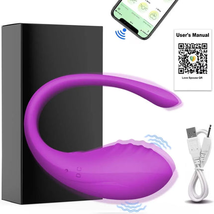 Wireless Bluetooth G Spot Vibrator for Women Dildo APP Remote Control Wear Clit Vibrating Egg Female Panties Sex Toys for Adults