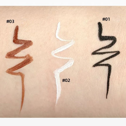 9ml Liquid Eyeliner Black White 0.01mm Super Slim Waterproof Quick Dry Long Lasting Color No Smudging Eyeliner Pencil Eye Makeup