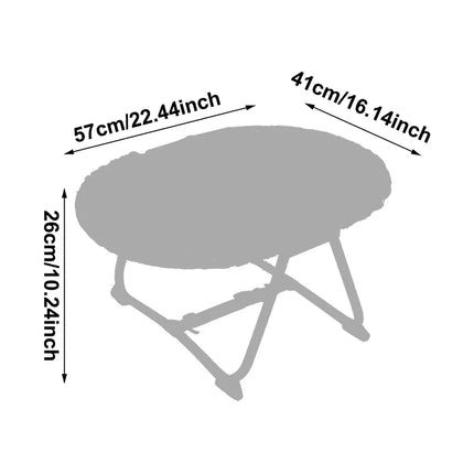 Foldable Pet Cot for Cats and Small Dogs, Elevated Dog Bed with Breathable Mesh, Portable Cat Hammock, Removable Washable Cover