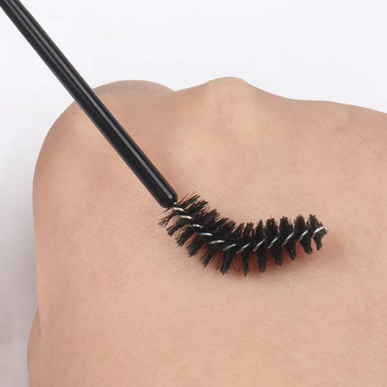 Black Eyebrow Perm Makeup Brush Disposable Eyelash Extension Brow Comb Professional Mascara Wands Applicator Spoolers Tools