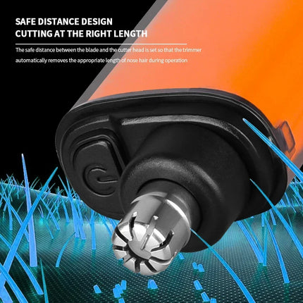 2 In 1 Electric Portable Ear And Nose Hair Trimmer Clipper 2024 Professional Painless Portable Eyebrow For Men