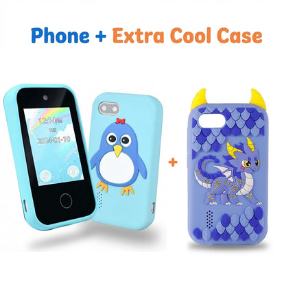 Smart Phone Toys Learning Phone Kids 2.8" Touch screen Dual Camera ABC/Habit Tracker Educational Games Perfect Gift For Boy Girl