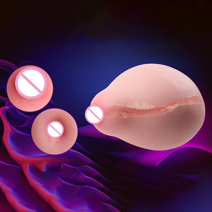 Artificial Vagina Male Masturbation Cup Realistic Papaya-shaped breasts Soft Touch Pockt Pussy Masturbator Sex Toys for Men