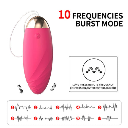 Kegel Ball Wireless Remote Control Vibrating Egg Clitoris Stimulator Vaginal Massage Ball G- Spot Vibrators Sex Toys for Woman