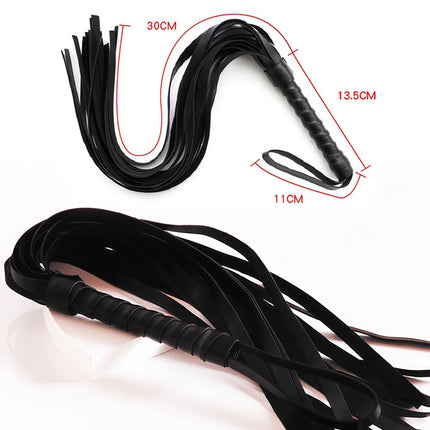 Goods For Adults Set Sexy Leather Plush Handcuffs Blindfold Spanking Soft Whips Tying Cotton Rope Couple Games Bondage Equipment