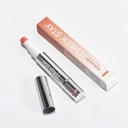 Cheek Blusher All-Day Liquid Blush Long-Lasting Buildable Ultra-Blendable Blush Liquid New Sponge Applicator Cheek Stain Makeup